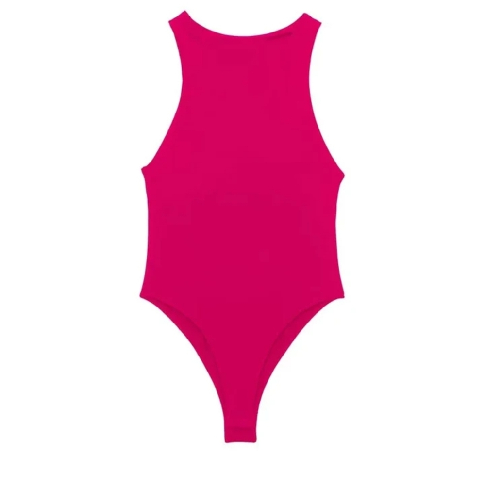 Hot pink bodysuit, in excellent condition and double lined